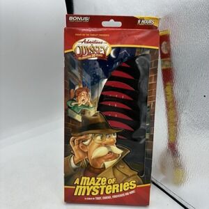 Adventures in Odyssey A Maze of Mysteries 8 Disc CD Audio Set With Visor Case